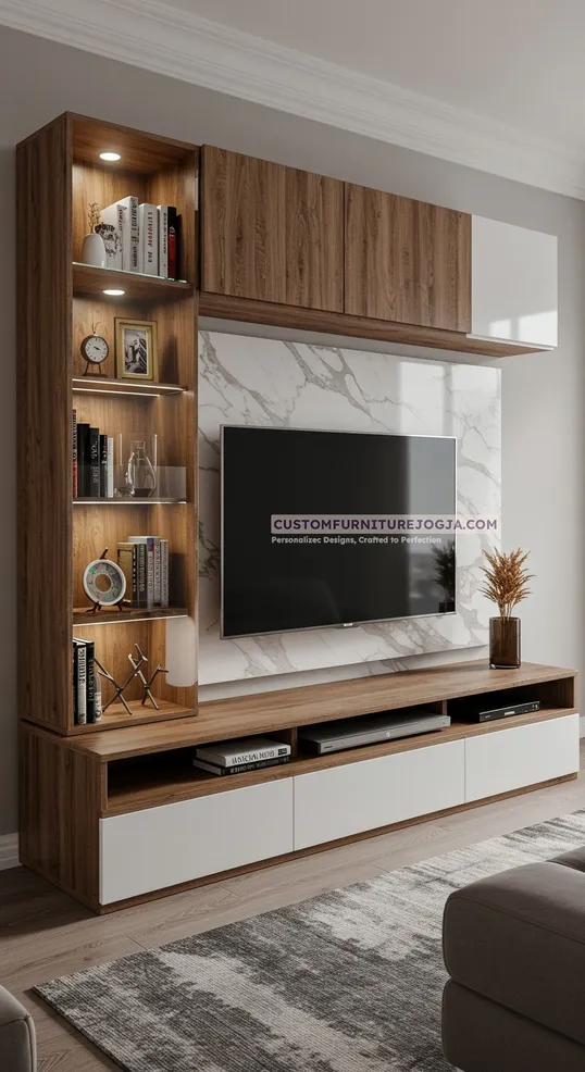 Jasa Pembuatan Cabinet tv kecil Jogja